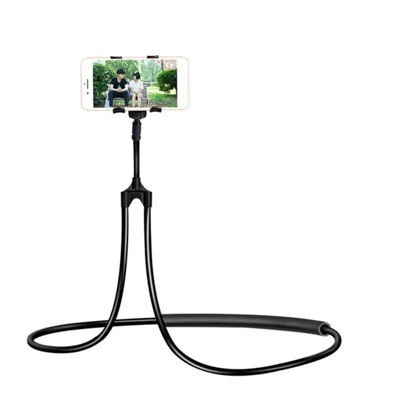 Lazy Hanging Neck Phone Stand Holder Rotatable Mobile Phone Stand Necklace Bracket Bed 360 Degree Phone Holder For Smartphones