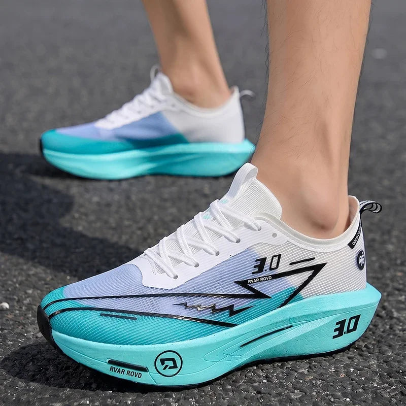 Men's Running Shoes Outdoor Luxury shoes Cushioning Race Breathable Couple Off-road Sneakers Non-Slip Mesh Trainer Shoes Fashion