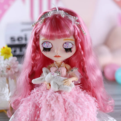 ICY DBS Blyth 1/6 doll hand-painted set dopamine girl double eyelid long eyelashes sleeping eyes doll set SD