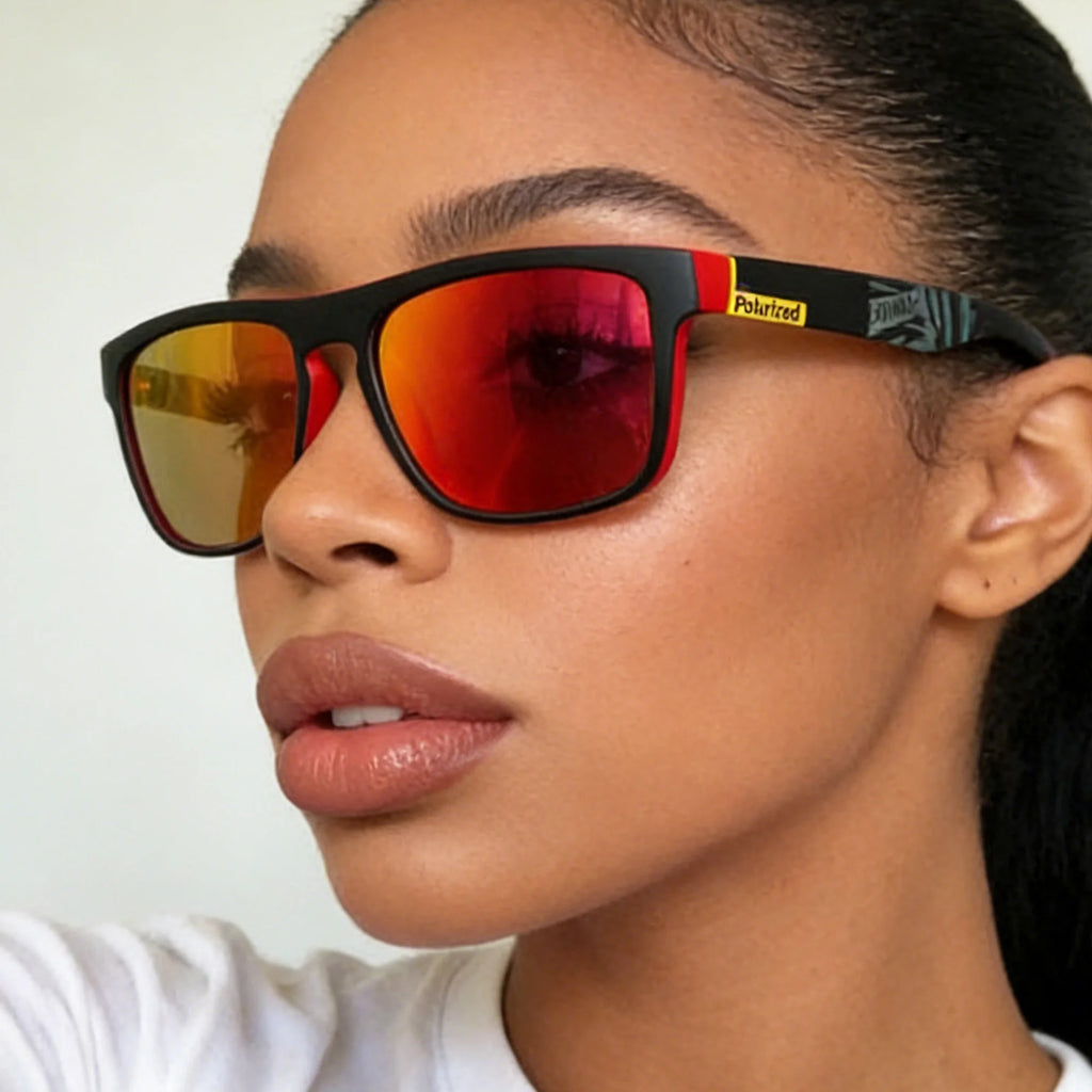 Fishing Glasses Fishing Polarized Square Sunglasses Sports Driving Fishing Shades Outdoor Eyewear for Cycling Travel Daily Wear