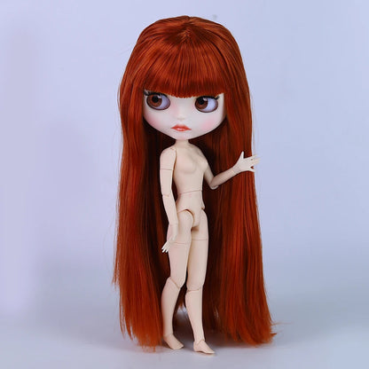 ICY DBS Blyth Doll Joint Body 30CM BJD Toy White Shiny Face and frosted Face with Extra Hands AB and Panel 1/6 DIY Fashion Doll