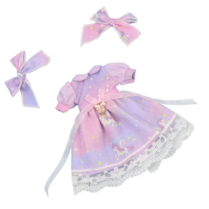 ICY DBS Blyth Doll 1/6 Clothing Joint Body Princess Dress Casual Clothing Toy Gift