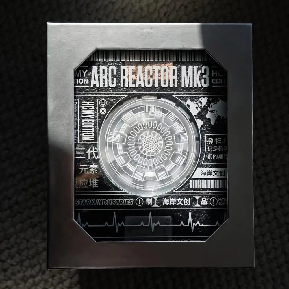 Iron Man Arc Reactor MK3 Generations Tony Stark Hcmy Edition stark industries Figure Led Light Palladium Element Chest Lamp