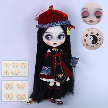 ICY DBS Blyth 1/6 Doll Hand drawn Set Zombie Set Long Eyelash Sleeping Eye Doll Set SD