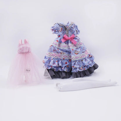 ICY DBS Blyth Doll 1/6 Clothing Joint Body Princess Dress Casual Clothing Toy Gift