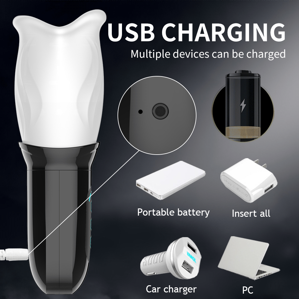 Automatic Male Masturbator Vibration Blowjob Sucking Machine Silicone Vagina Masturbation Cup Sex Toys Adult Goods for Men