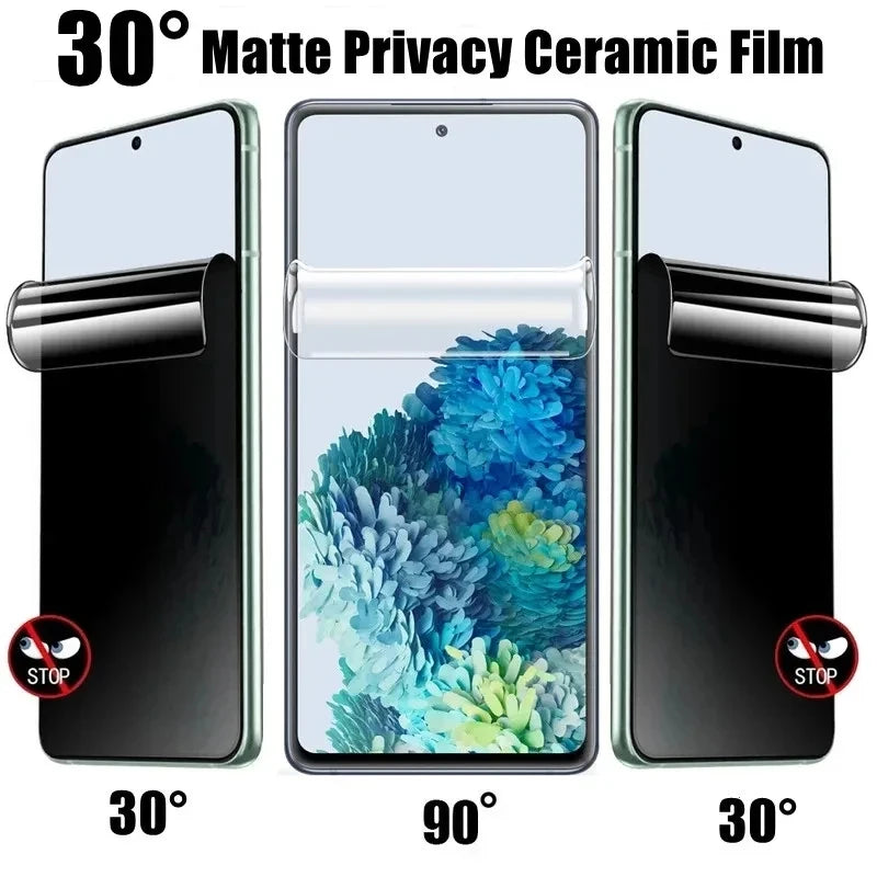 5Pcs Anti-Spy Hydrogel Film for IPhone 13 12 15 16Pro Max 8 7 Plus Privacy Screen Protectors for iPhone 11 14 Pro XS MAX X XR SE
