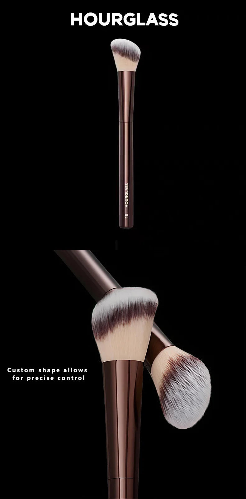 Angled Blush & Contour Makeup Brush