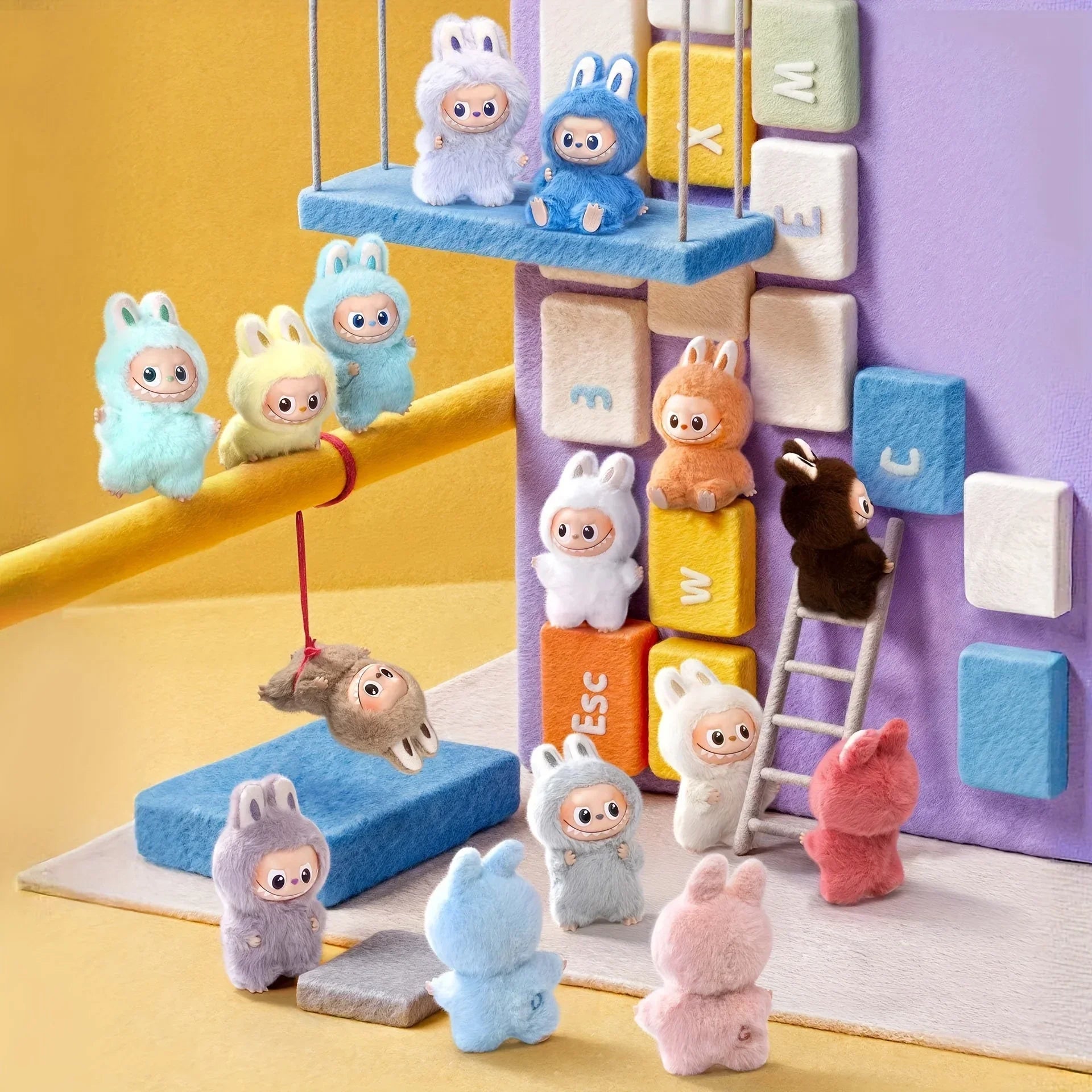 Pin for Love Labubu The Monsters Blind Box POP MART Charismatic Vinyl Plush Pendant Collectible Mystery Surprise Gift