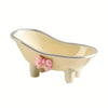 1Pc Cute Plastic Bathroom Soap Dish - Bowknot Design Soap Holder with Creative Drainage - Bathroom Accessories Tray