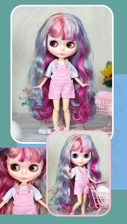 ICY DBS Blyth doll 1/6 Anime Doll joint body white Skin glossy face Special Combo with clothes, shoes and hands 30cm BJD TOY