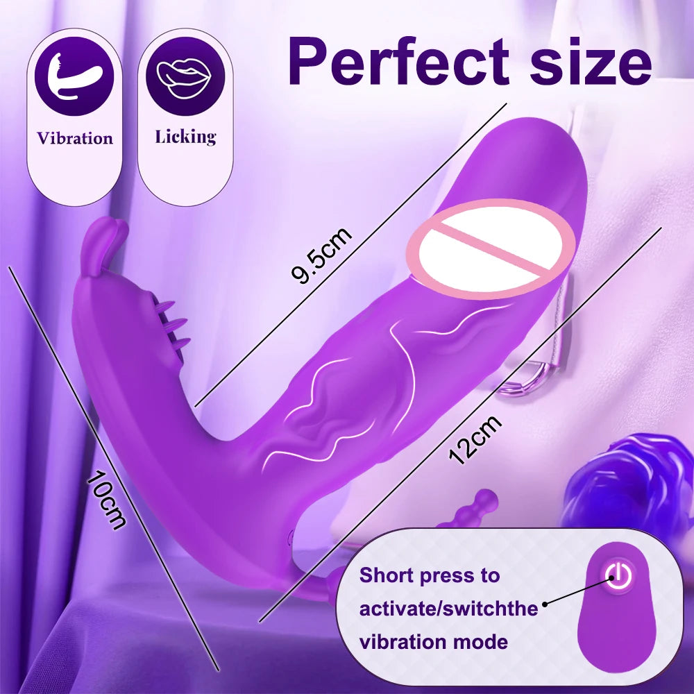 3 in 1 Wearable Dildo Vibrator  App Control Clitoris Stimulator Massager  Anal Plug Sex Machine  for Women Couples Adults 18