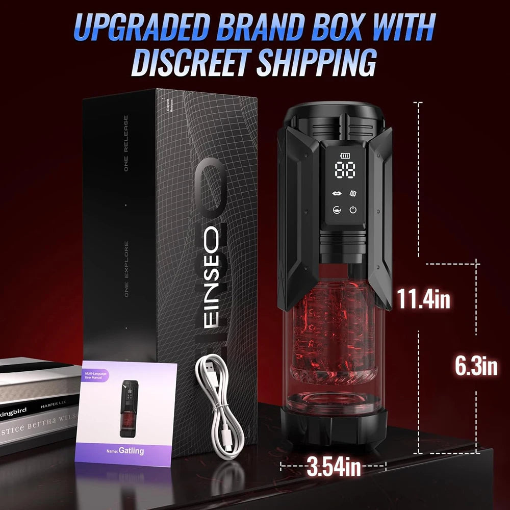 Automatic Sucking Licking Masturbator Cup Vagina Masturbation Blowjob Pocket Pussy Penis Pump Enlargers Sex Toys for Adult Men