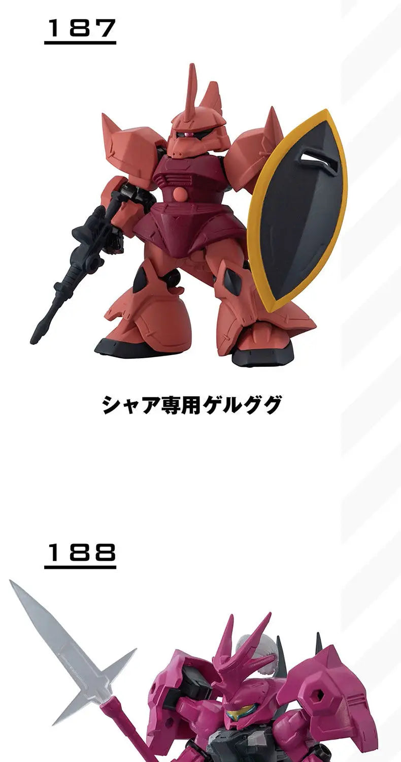 Bandai Gashapon Mobile Suit Ensemble (MSE) Gundam RX-78-2 Strike Hi-Nu Wing Astray ZZ Barbatos Assemble Model Kit Toy