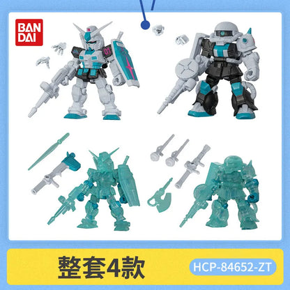 Bandai Gashapon Mobile Suit Ensemble (MSE) Gundam RX-78-2 Strike Hi-Nu Wing Astray ZZ Barbatos Assemble Model Kit Toy