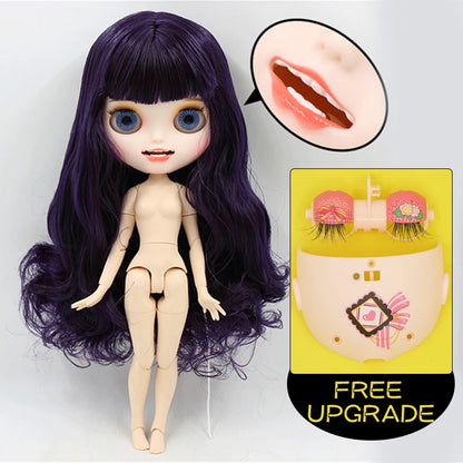 ICY DBS Blyth Doll 1/6 bjd ob24 toy joint body white skin custom doll customized face matte face 30cm toy girls gift