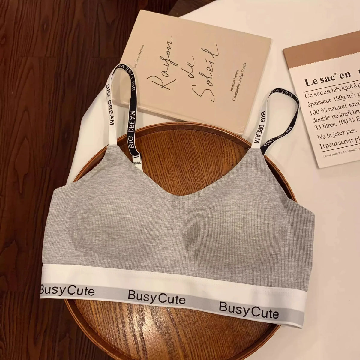 Women's Wireless Sports Bra Set
