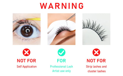 VEYES INC Eyelash Extension Glue 0.5-1 Sec Drying (0.17fl.oz / 5ml) Up to 8 Weeks Retention Adhesive Salon Use for Lash  Tech