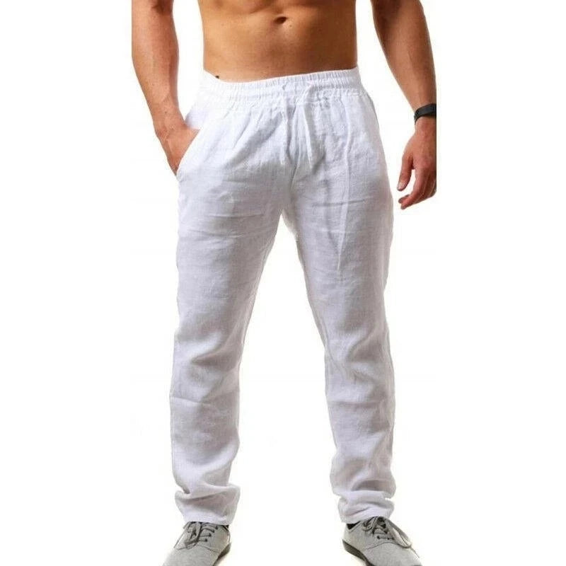 Men's Cotton-Linen Casual Pants