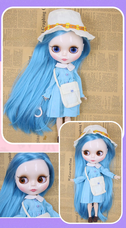 ICY DBS Blyth Doll 1/6 BJD Anime Doll Joint Body White Skin Matte Face Special Combo 30cm TOY