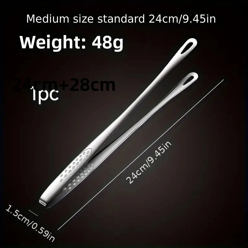 1pc/2pcs stainless steel multifunctional barbecue clips perfect for barbecue, baking and camping durable kitchen tools
