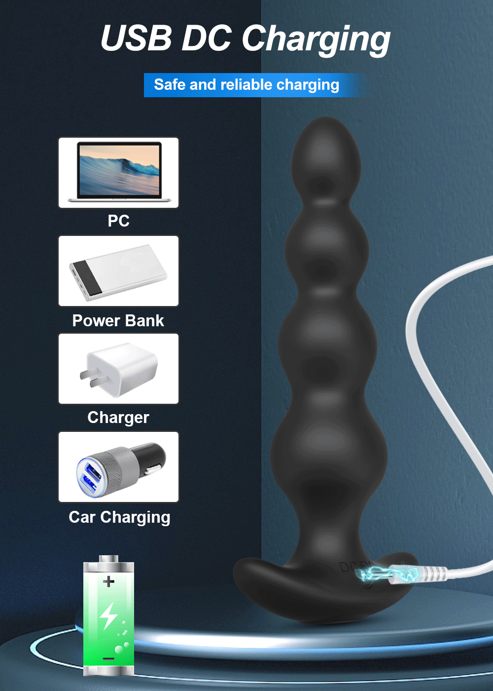 App-Controlled Vibrating Anal Beads