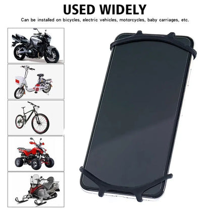 1Pc For Sram Garmin Bicycle Mobile Holder Bike Phone Holder Mount Bicycle Phone Mobile Silicone Holder Motorcycle Shockproof