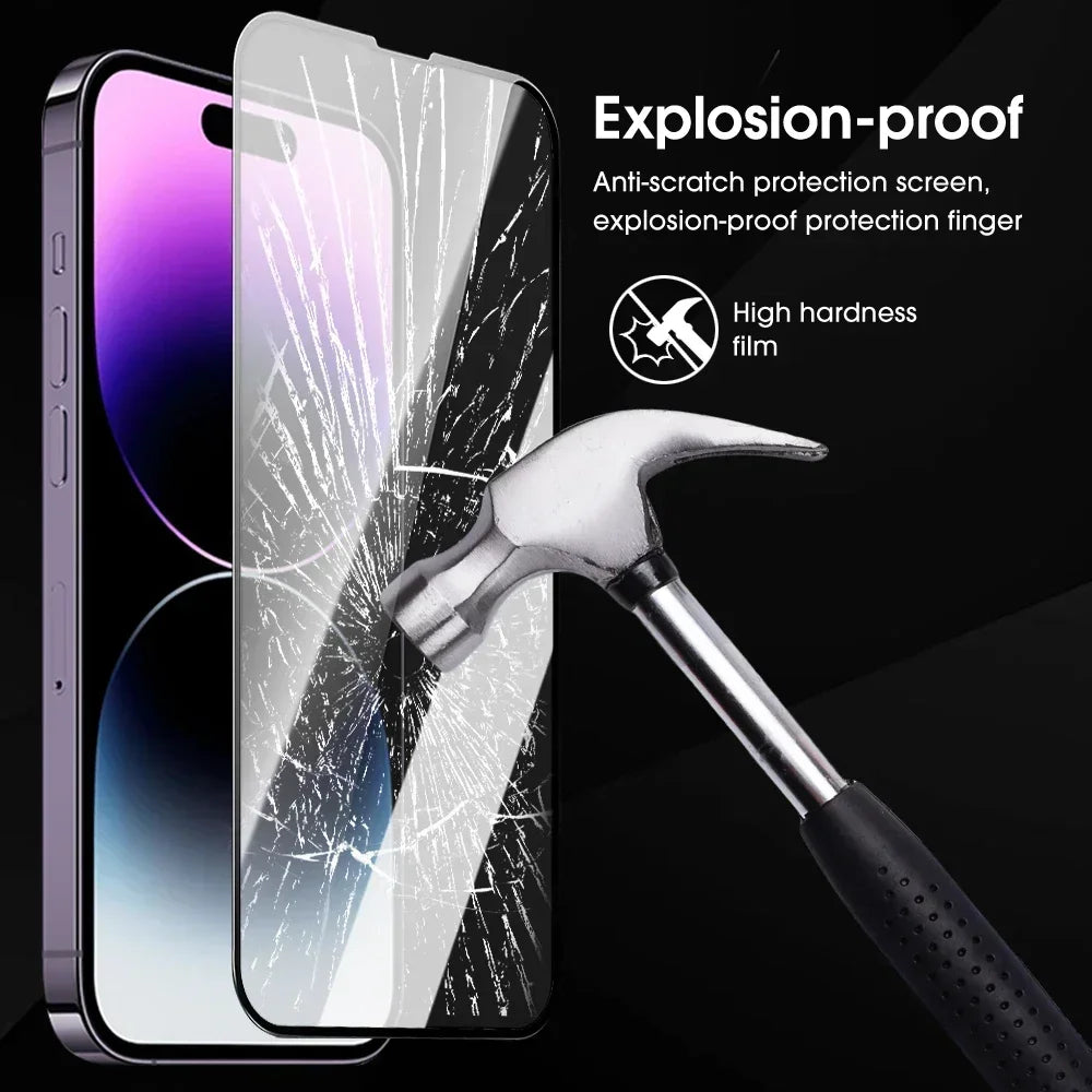 1-3Pcs HD Clear Glass Screen Protector for iPhone 16 17 Pro Max Tempered Glass Protection for iPhone 17/17Pro/17ProMax/17Air
