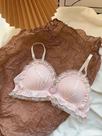 Women's Bow Wireless Padded Bra