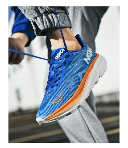 Men's Running Shoes Luxury Shoes Trainer Race Jogging Cushioning Outdoor Breathable Couple Non-Slip Sneakers Mesh Off-road Shoes