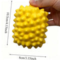 Crunchy Durian Building Block Handmade Squeeze Ball Fruits Stress Ball Popping Sound Squishy Toy Decompression Fidget Vent Toy