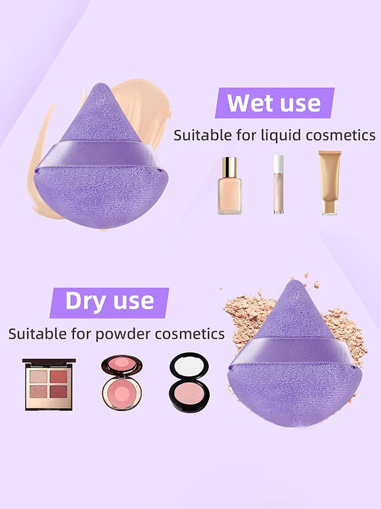 12-Piece All-Purpose Makeup Sponge Set, Made of 3 Loose Powder Puffs, 3 Mini Air Cushion Puffs, 3 Beauty Eggs and 3 Mini Beauty
