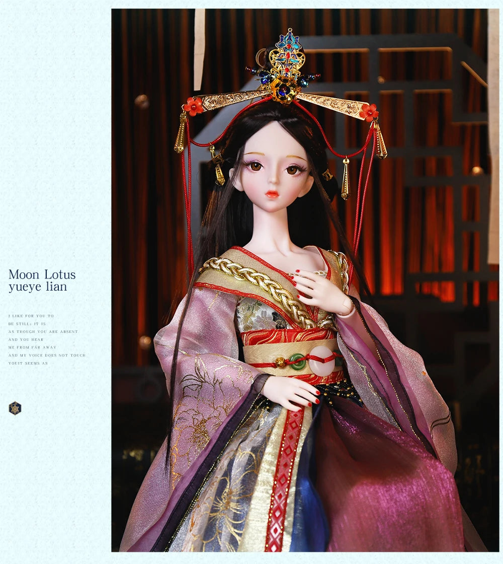 DBS BJD Fantasy Fairy 1/3 Doll Mechanical Body Joints With Makeup Hair Eyes Clothes 62CM Customized Gift SD