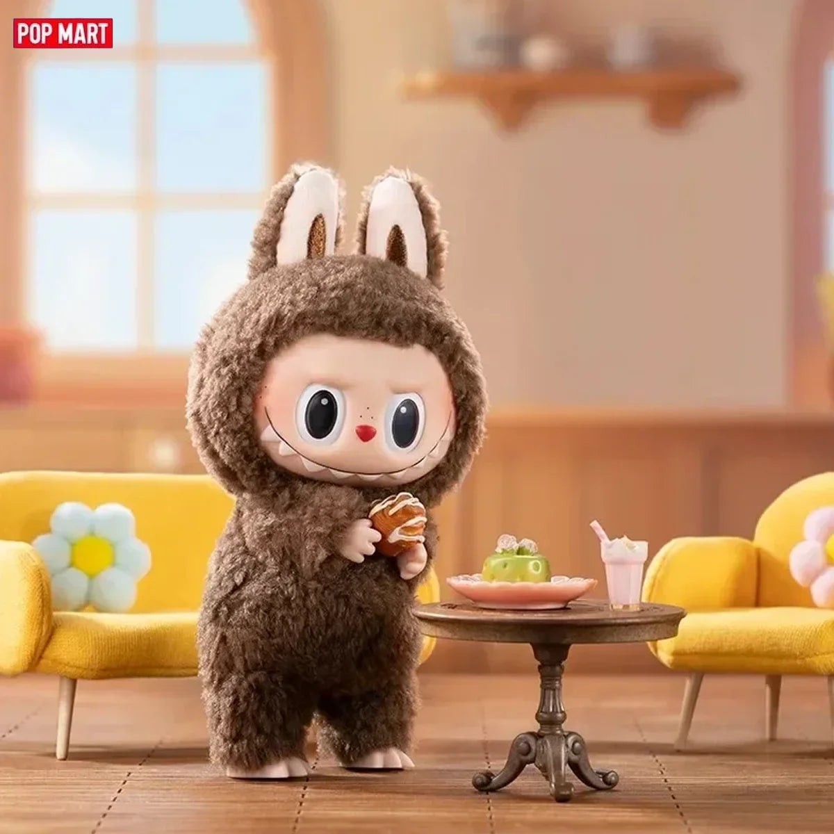 LABUB 1.0 Sweet Macaron Series-POP MART: 100% Genuine Figure, Blind Box, Sweet Theme, Collecting/Gifting, Hot Trend!