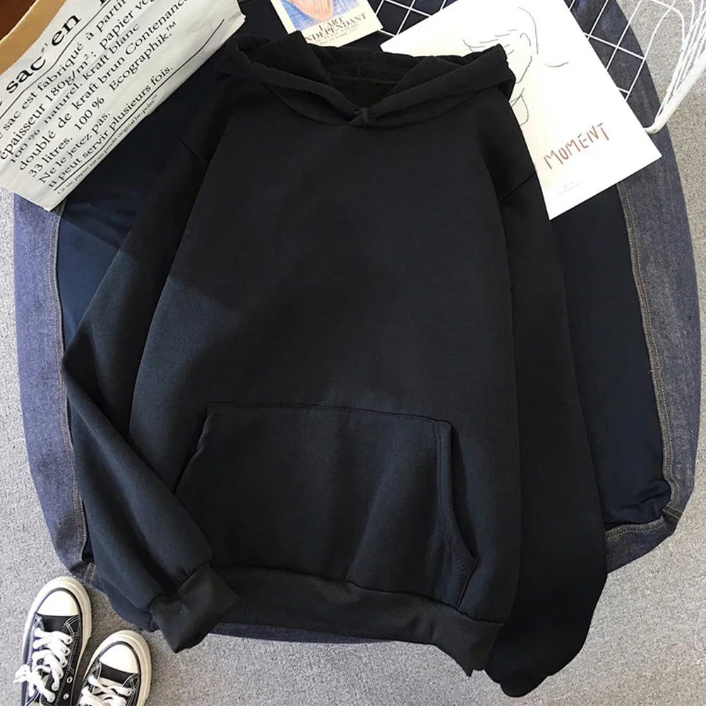 Oversized Fleece Streetwear Hoodie