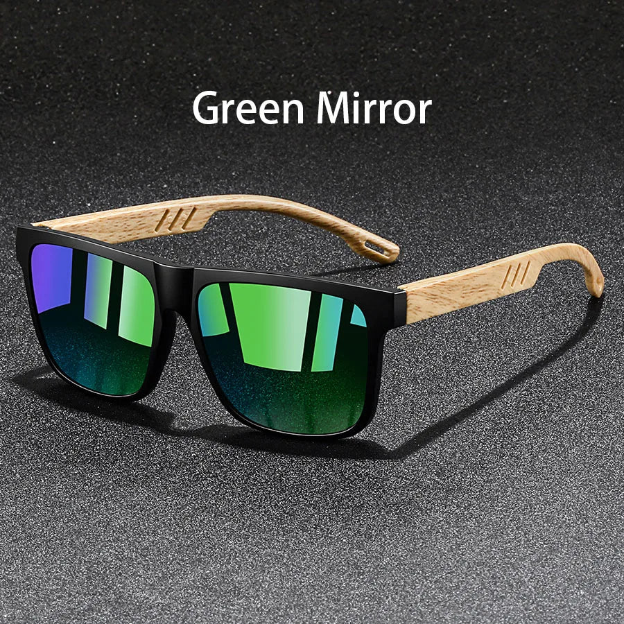 Fashion Vintage Square Colorful Square Frame Sunglasses Men Women Fishing Driving Fashion Brand Designer Lightweight Sun Glasses