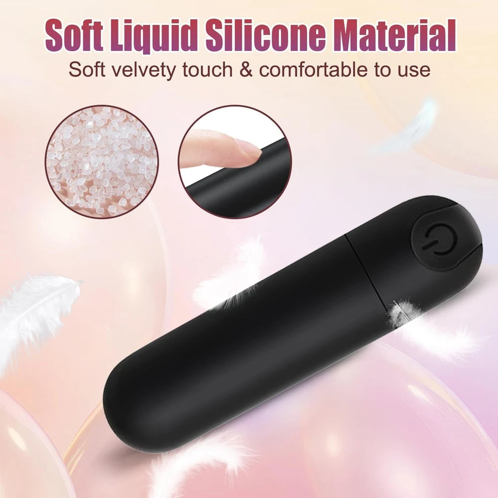Powerful Mini Bullet Vibrator for Women 10 Modes G-Spot Clit Stimulator Vibrating Egg Vaginal Masturbation Massage Adult Sex Toy