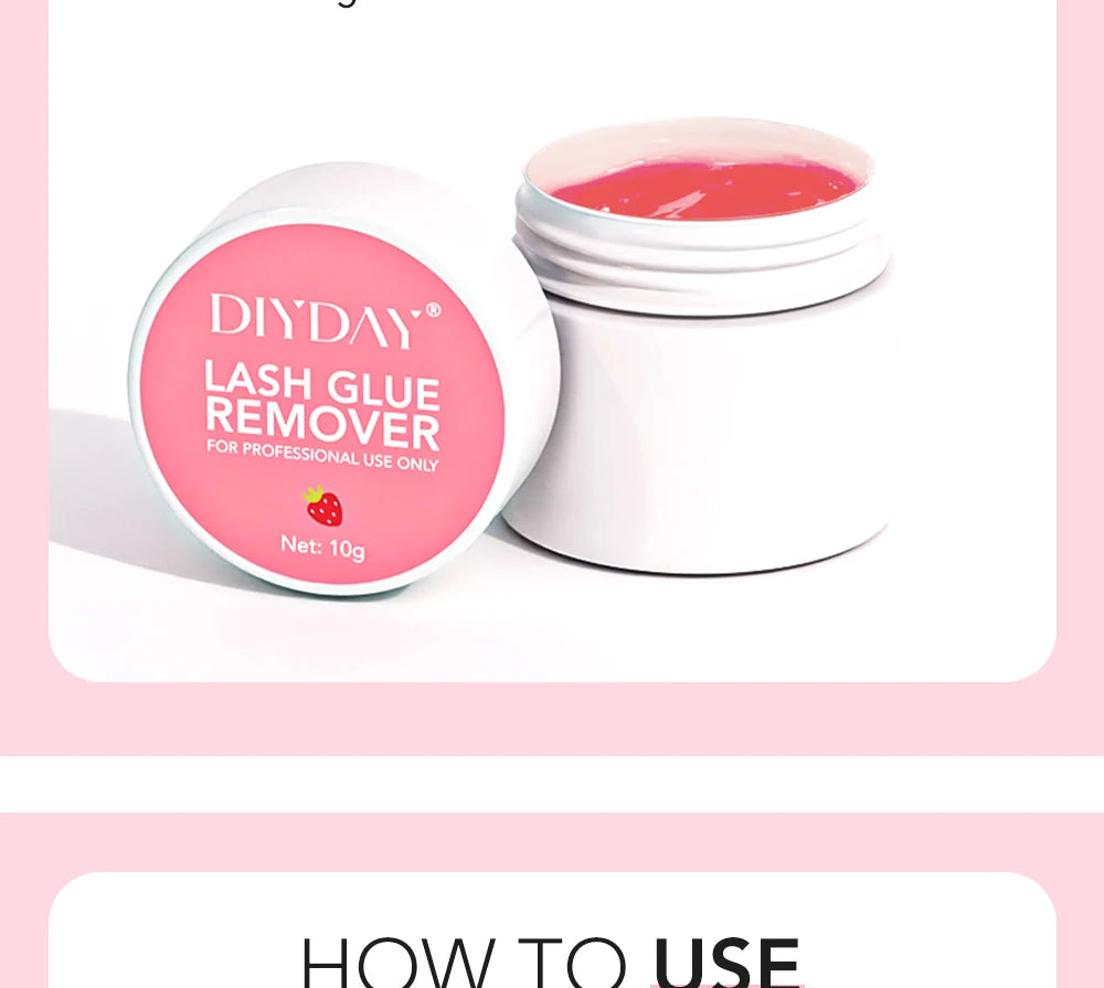 Eyelash Extension Glue Remover Cream
