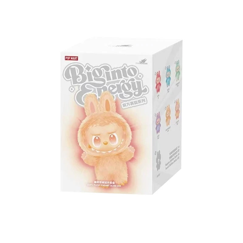 Genuine Labubu 3.0 Big into Energy Plush Doll - Pop Mart Official Blind Box Soft Collectible Toys Home Decor