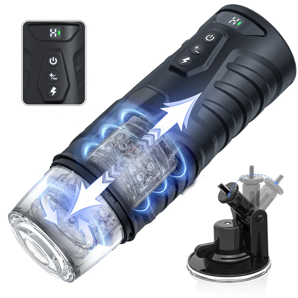 Automatic Male Masturbator Sex Toys for Men Adult Toy Male Sex Toys Hands Free Pocket Pussy Sex Machine Suction Electric Penis