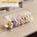 Transparent Plastic Hair Accessories Storage Box Lightweight Countertop Cosmetic Storage Box
