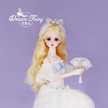 Special Price DBS 1/3 BJD Doll 62cm Height Mechanical Joint Body With Full Makeup Hair Eyes Clothes Toy Gift