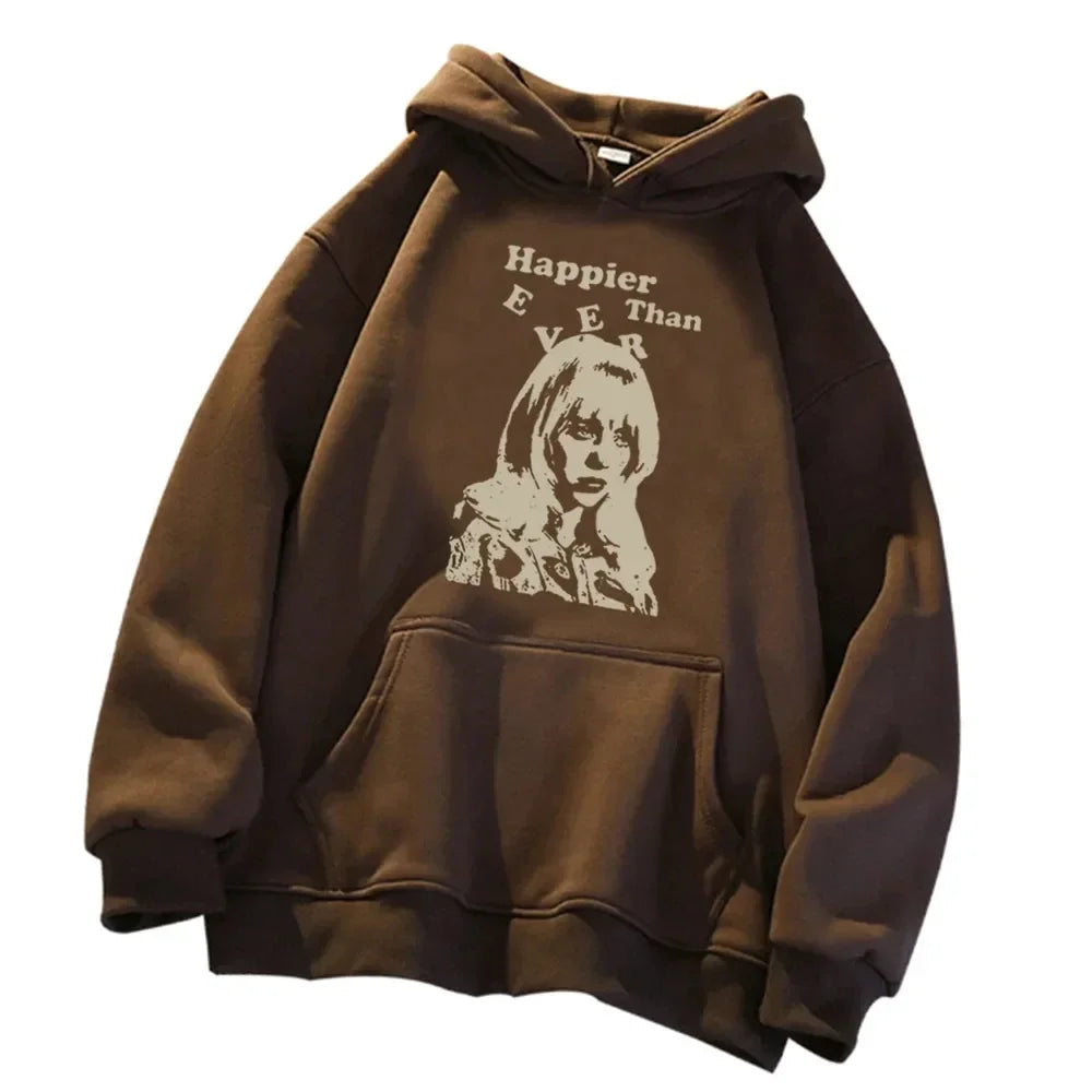 2026  Ever Happy of Ever hooded sweatshirt casual and personalized hooded top hoodie neutral streetwear music album fan gift