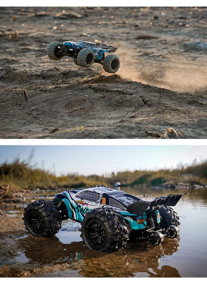 16101PRO Brushless RC 4WD Remote Control Car Max Speed 75km/h, Drift Toy Car for Boys Off-Road Climbing Racing