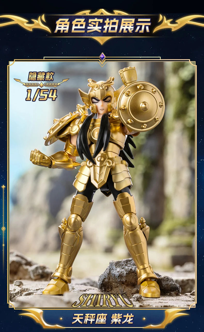 Original Blokees Gold Saint Action Figure Champion Saori Kido Seiya Mu Aiolia Assembly Figure Children Toys Birthday Gift