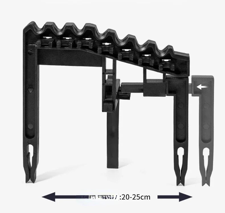 Golf Clubs Fixture Accommodate 9 Iron Holder Reduce Pole Head Collisions Adjustable Width Training Aids ZJ018