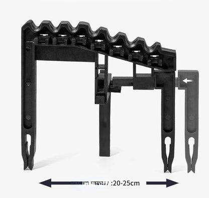 Golf Clubs Fixture Accommodate 9 Iron Holder Reduce Pole Head Collisions Adjustable Width Training Aids ZJ018