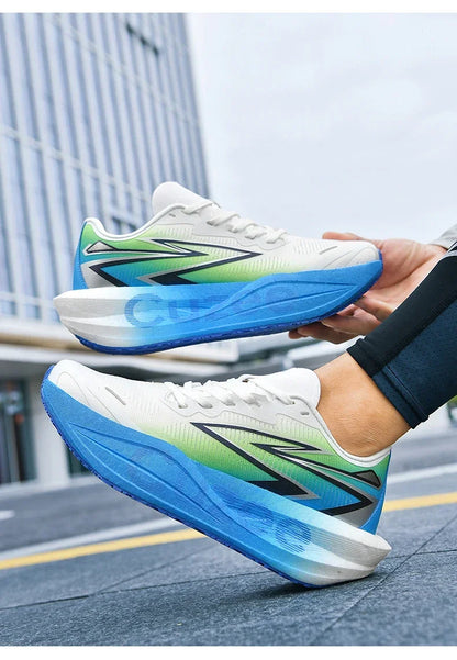Men's Running Shoes Outdoor Sneakers Breathable Mesh Off-road Luxury shoes Trainer Shoes Couple Cushioning Race Non-Slip Fashion