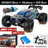 Super Brushless 80KM or 50KM/H 4WD RC Car With LED Remote Control Cars High Speed Drift Racing 4x4 Off Road Truck Kid Adult Toy