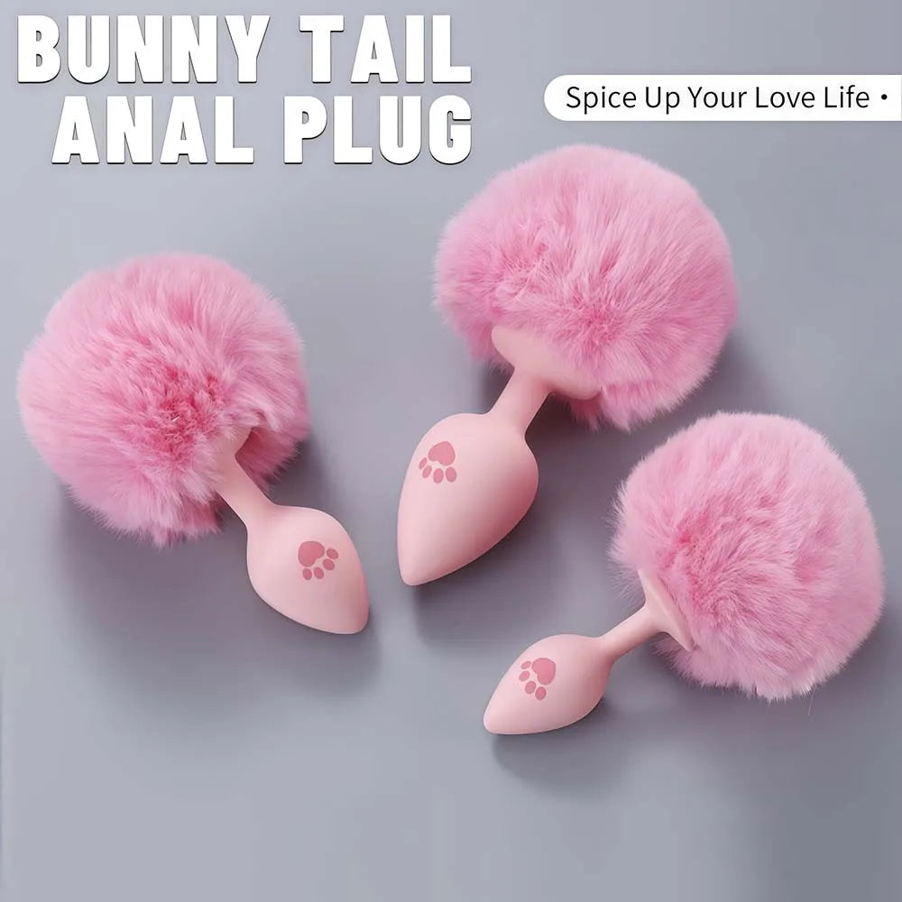 Cat Paw Anal Plug Adult Couple Games Butt Plug Erotic Product Penetration Anal Toys with Hairball Fox Tail Sex Toy for Men Women